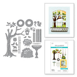Spellbinders Etched Dies By Tina Smith, Backyard Haven View, Window With A View (S4-1330)