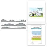 Spellbinders Etched Dies from On the Farm, Landscape Edges (S4-1408)