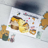 Spellbinders, Etched Dies Say Cheese Classic Pooh Collection, Pooh's Hunny Pot (S4-1428)