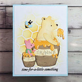 Spellbinders, Etched Dies Say Cheese Classic Pooh Collection, Pooh's Hunny Pot (S4-1428)