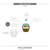 Spellbinders, Etched Dies Say Cheese Classic Pooh Collection, Pooh's Hunny Pot (S4-1428)