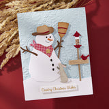 Spellbinders Etched Dies By Annie Williams, Country Snowman (S4-1457)