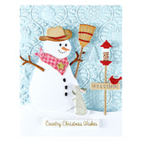 Spellbinders Etched Dies By Annie Williams, Country Snowman (S4-1457)