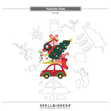 Spellbinders, Etched Dies From Wonderland, Yuletide Ride (S4-1462)