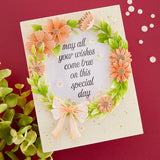 Spellbinders Etched Die, From Beautiful Wreaths Collection By Suzanne Hue, Garden Wreath Add-Ons