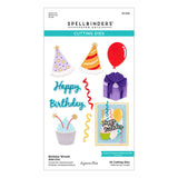 Spellbinders Etched Dies By Suzanne Hue, Birthday Wreath Add-Ons (S5-600)