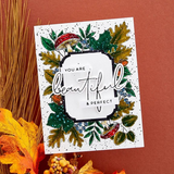 Spellbinders Etched Dies Autumn Collection, Notched Corner Frame (S5-602)