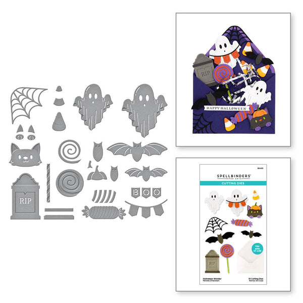 Spellbinders Etched Dies, Envelope of Wonder Collection, Halloween Wonder (S5-603)