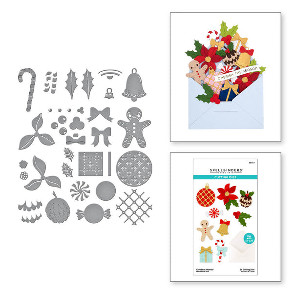 Spellbinders Etched Dies, Envelope of Wonder Collection, Christmas Wonder (S5-604)