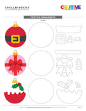 Spellbinders Etched Dies By Nichol Spohr, Festive Ornaments (S5-607)