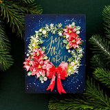 Spellbinders Etched Dies By Suzanne Hue, Christmas Wreath Add-Ons (S6-219)