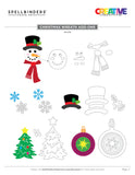 Spellbinders Etched Dies By Suzanne Hue, Christmas Wreath Add-Ons (S6-219)