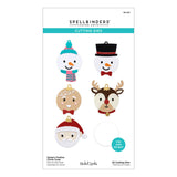 Spellbinders Etched Dies By Nichol Spohr, Merry Mug & Circle Delights, Santa's Festive Circle Crew (S6-223)
