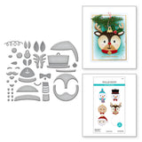 Spellbinders Etched Dies By Nichol Spohr, Merry Mug & Circle Delights, Santa's Festive Circle Crew (S6-223)