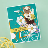 Spellbinders Etched Dies By Bibi Cameron, Big Bicycle (S7-246)