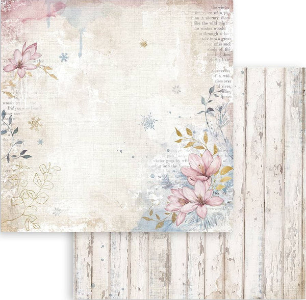 Stamperia, Double-Sided Cardstock 12"X12", Create Happiness Dewdrops, Flower Corner (SBB1037)