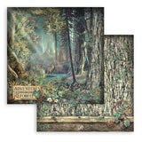 Stamperia Double-Sided Paper Pad 8"X8" 10/Pkg, Magic Forest, 10 Designs/1 Each