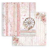 Stamperia, Double-Sided Paper Pad 12"X12" 10/Pkg, Roseland, 10 Designs/1 Each