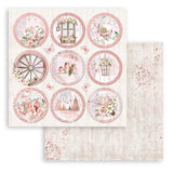Stamperia, Double-Sided Paper Pad 12"X12" 10/Pkg, Roseland, 10 Designs/1 Each