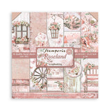 Stamperia, Double-Sided Paper Pad 12"X12" 10/Pkg, Roseland, 10 Designs/1 Each