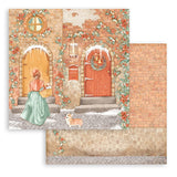 Stamperia Double-Sided Paper Pad 12"X12" 10/Pkg, Romantic Collection, All Around Christmas