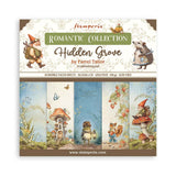 Stamperia, Romantic Collection, Paper Pad 12"x12" 10/Pkg, Hidden Grove