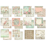 Stamperia, Double-Sided Paper Pad 12"X12" 10/Pkg, House of Roses, 10 Designs/1 Each