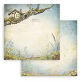 Stamperia, Romantic Collection, Paper Pad 8"X8" 10/Pkg, Hidden Grove