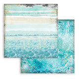 Stamperia Backgrounds Double-Sided Paper Pad 8"X8" 10/Pkg, Songs Of The Sea, 10 Designs/1 Each
