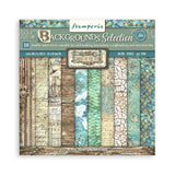 Stamperia Backgrounds Double-Sided Paper Pad 8"X8" 10/Pkg, Songs Of The Sea, 10 Designs/1 Each