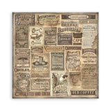 Stamperia Single-Sided Paper Pad 8"X8" 22/Pkg, Coffee And Chocolate