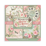 Stamperia Single-Sided Paper Pad 12"x12" 22/Pkg, House of Roses
