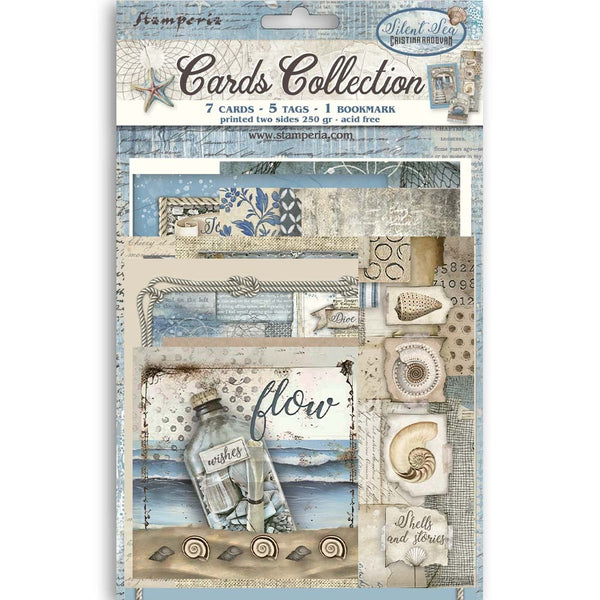Stamperia Cards Collection, Silent Sea (#SBCARD29)