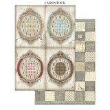 Stamperia Junk Journal Stickers, Cut-outs And Backgrounds, Alice In Christmas