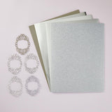 Spellbinders Treasured Cardstock 8.5"X11" 15/Pkg, Silver