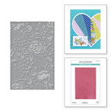 Spellbinders, Embossing Folder by Kelly Bangs, Bold Floral (SES-063)