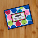 Spellbinders Clear Stamp Set By Justine Dvorak, All-Star Sentiments (STP-209)