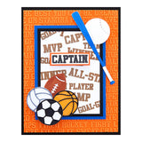Spellbinders Clear Stamp Set By Justine Dvorak, All-Star Sentiments (STP-209)