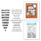 Spellbinders Clear Stamp Set By Justine Dvorak, All-Star Sentiments (STP-209)