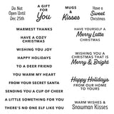 Spellbinders Clear Stamp Set By Nichol Spohr, Santa's Sippin' Sayings