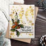 Creative Expressions Taylor Made Journals Clear Stamp 6"X8", Season's Greetings
