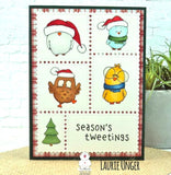 Gerda Steiner Designs, 4"x6" Clear Stamp Set, Seasons Tweetings