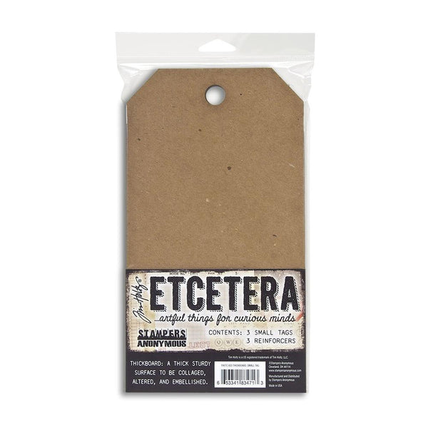 Tim Holtz Etcetera Small Tag, 5.5"X10" (THETC003)