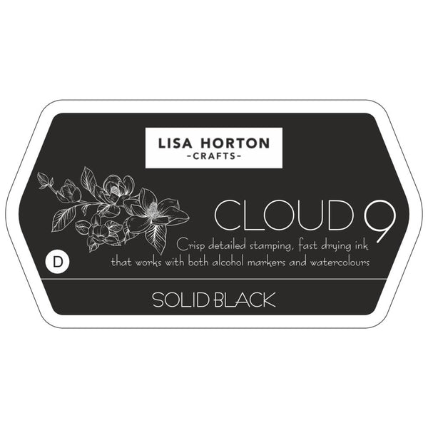 Lisa Horton Crafts Cloud 9 Detail Ink Pad, Solid Black (LHCIP031)