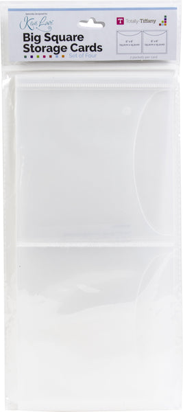 Totally-Tiffany, Kiwi Lane Storage Cards 4/Pkg, Big Square