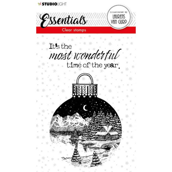 Studio Light, BL Clear Stamp Christmas Ornament Scene Essentials 105x148mm nr.116