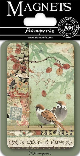 Stamperia Magnet 2.25"X3.25", Birds