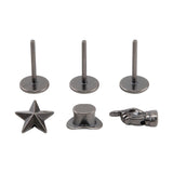 Tim Holtz Idea-Ology Metal Adornments 3/Pkg, Figure Stands (TH94306)