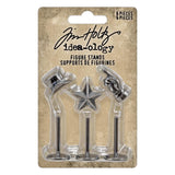 Tim Holtz Idea-Ology Metal Adornments 3/Pkg, Figure Stands (TH94306)