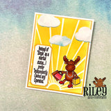 Riley & Company, Dies, Sunburst Background